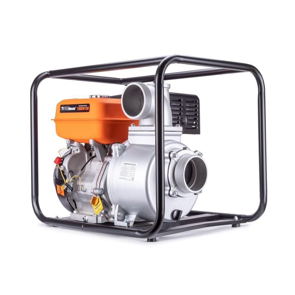 Мотопомпа бензиновая FoxWeld 1500W100 - фото 4