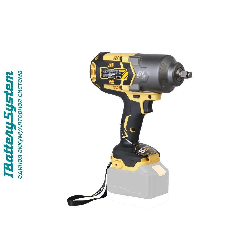 Аккумуляторный ударный гайковерт Hanskonner HCD18100S 1BatterySystem - фото 8