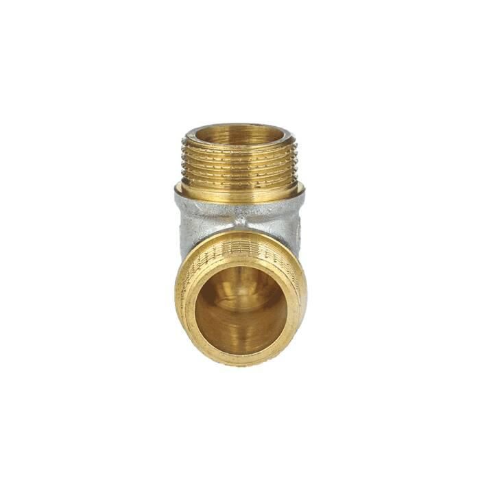 Угольник лат реборд Ду15 р/р никель Aquasfera 9005-01 - фото 1