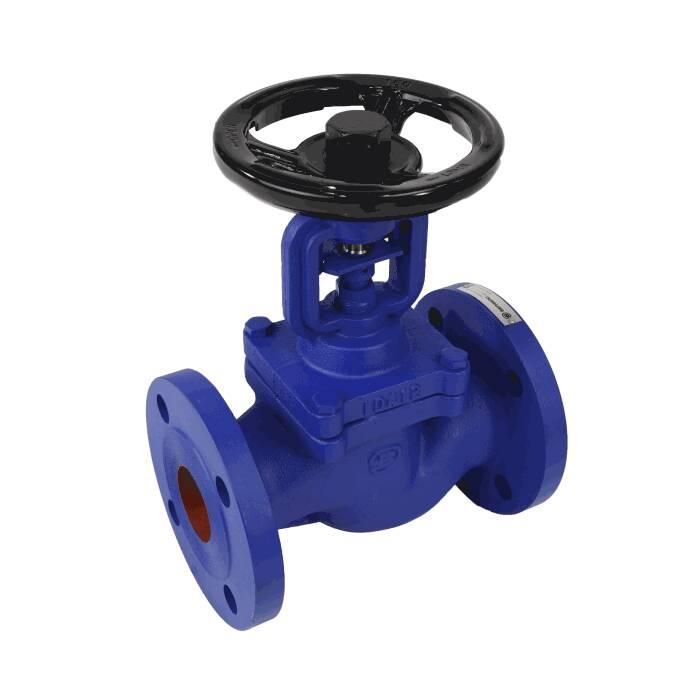 Клапан запорн чуг Ду100 Ру16 фл сильф Benarmo - фото 1
