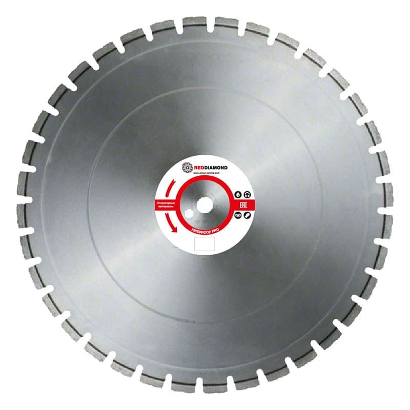 Диск по огнеупорам RedDiamond Fireproof Pro d0600/40x4,5x10/36 25,4 2114006 1