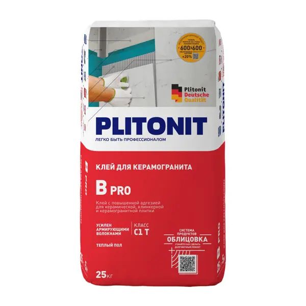 Клей для плитки Plitonit В Pro 25 кг - фото 1