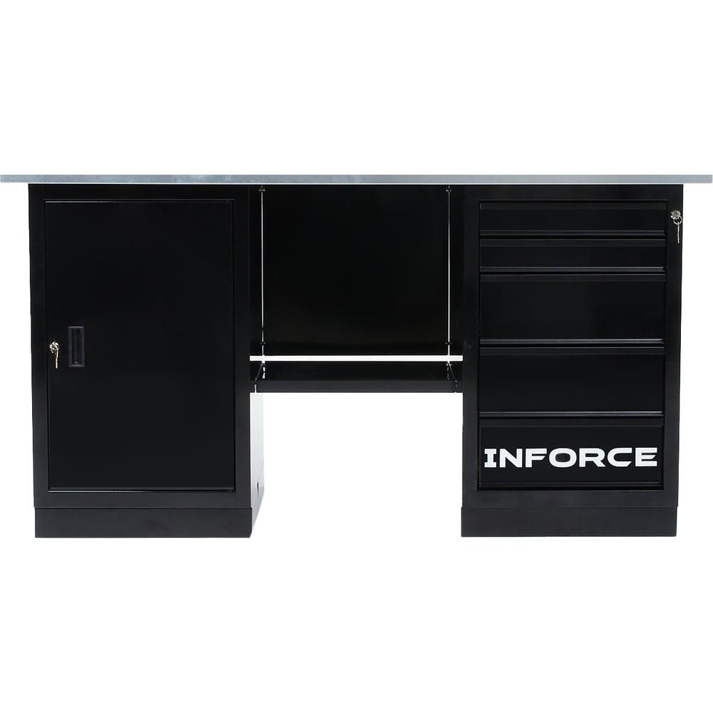 Верстак Inforce с драйвером и тумбой 1600х686х845 - фото 2