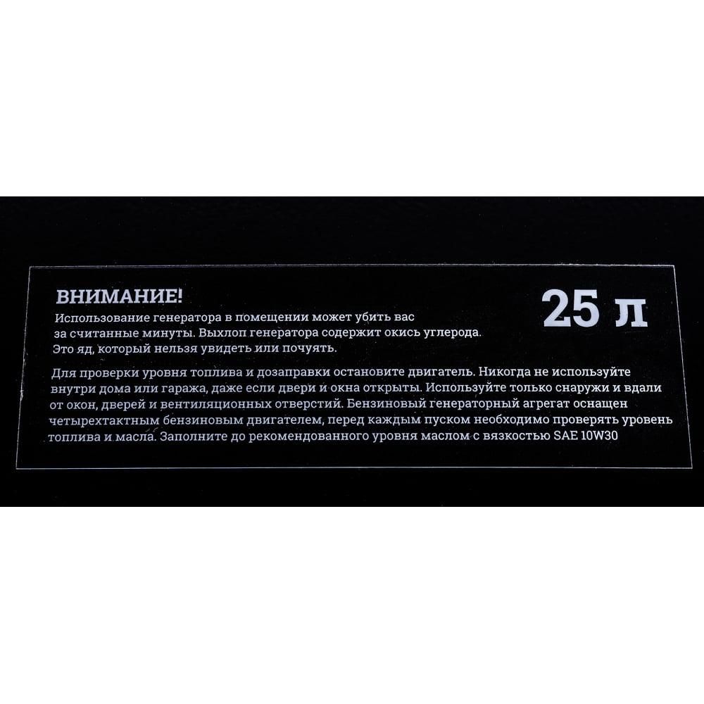 Бензиновый генератор Gigant GGL-5500 - фото 18