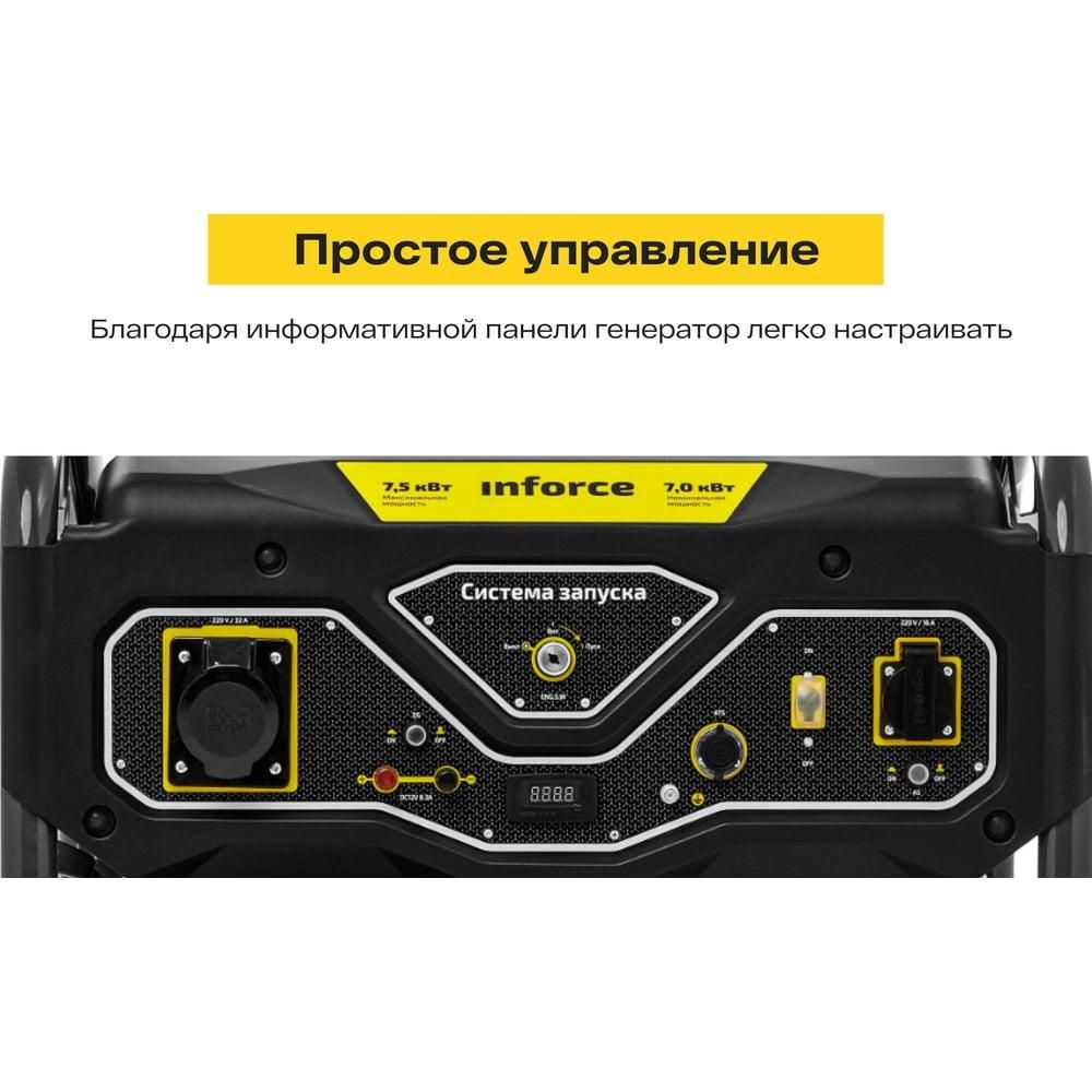 Бензиновый генератор Inforce GL 7500 - фото 8