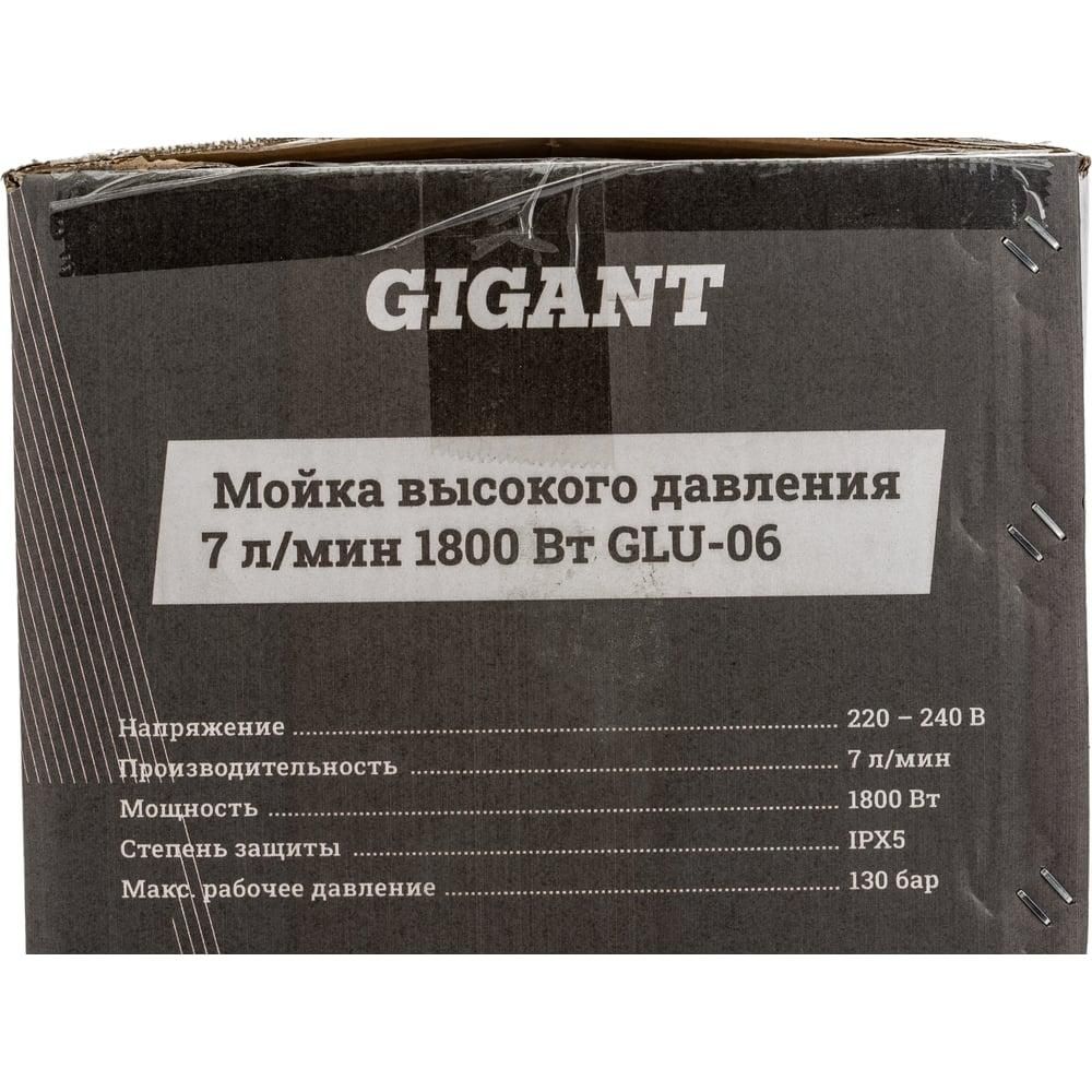 Мойка высокого давления Gigant GLU-06 - фото 30