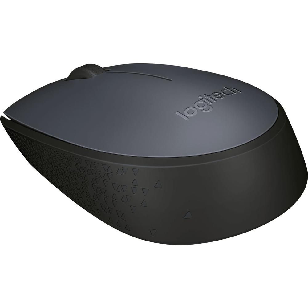 Мышь Logitech M170 черный/темно-серый оптическая (1000dpi) беспроводная USB для ноутбука (2but) - фото 2