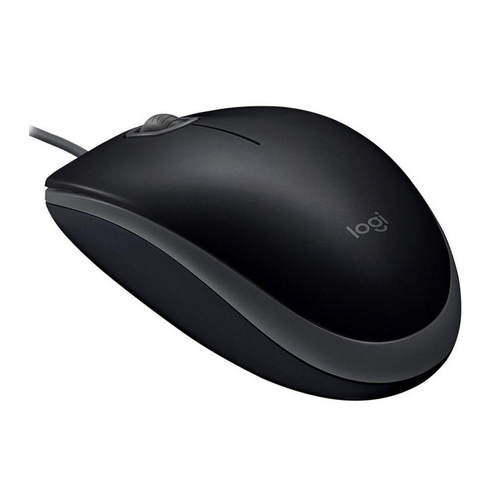 910-005502 Мышь Logitech M110 Silent Black [бесшумная, оптическая, 1000dpi, USB, 1.8м] - фото 2