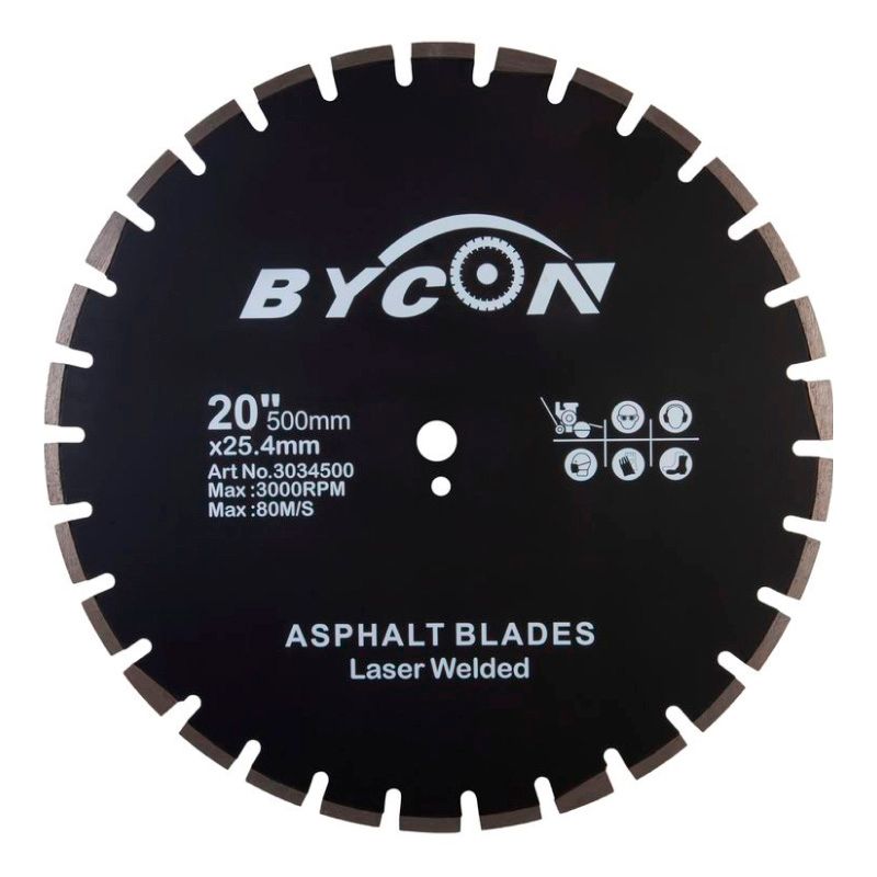 Алмазный сегментный диск BYCON LASER ASPHALT d 500x25,4 - фото 1