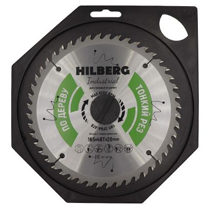 ДискHilberg Industrial Дерево 165х1,6х48Тх20 мм
