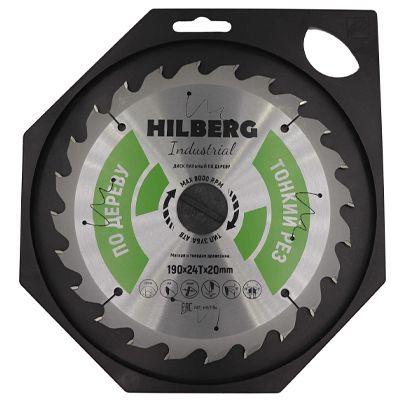 ДискHilberg Industrial Дерево 190х1,6х24Тх20 мм