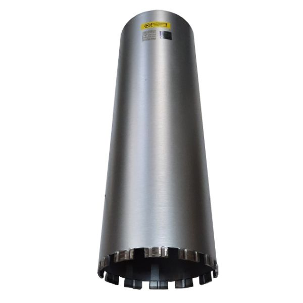 Алмазная коронка Hilberg Laser 1 1/4 UNC 12T 142х450 мм (сухой/мокрый рез)