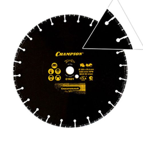 Диск алмазный Champion спасательный PRO 350/25,4/4 V-tech Multi Purpose