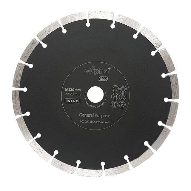 Диск алмазный Espira SCS Eco 230х22,23 мм (Универсальный)