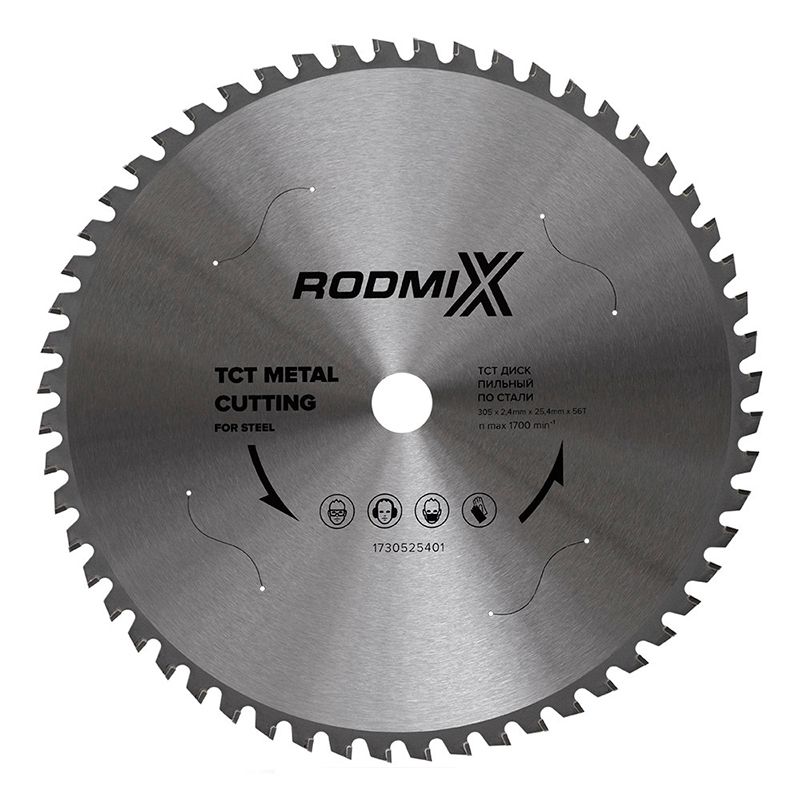 Диск пильный по стали RODMIX TCT 305х2,4х25,4х56Т