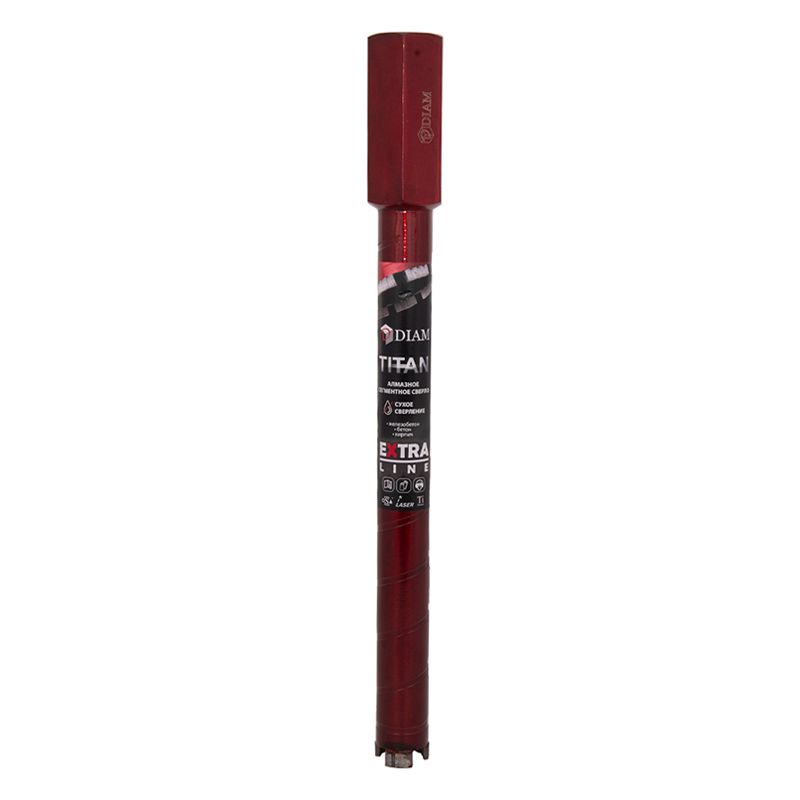 Сверло DIAM САСС 42x300х4x1,1/4UNC Extra Line Titan 42 мм