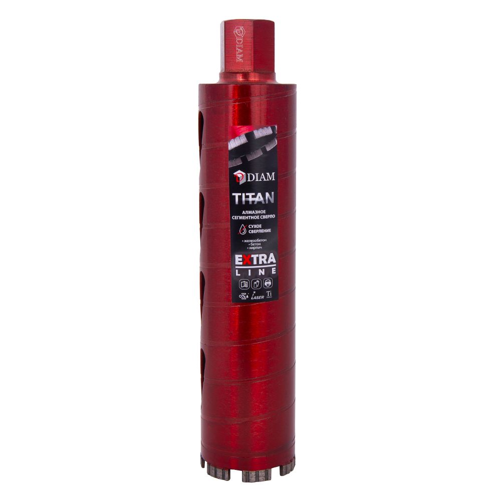 Сверло DIAM САСС 72x300х4x1,1/4UNC Extra Line Titan 72 мм