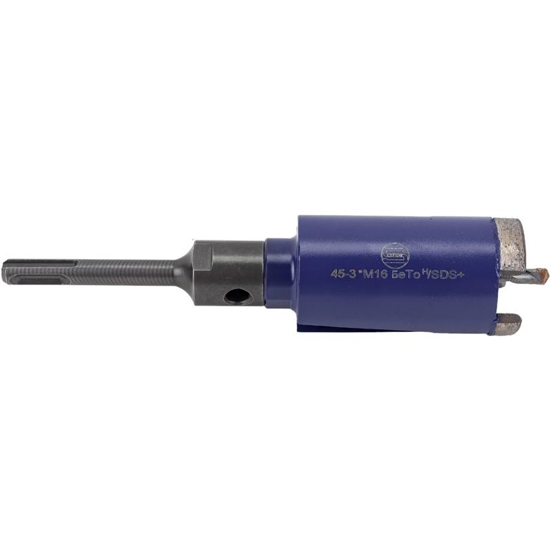Коронка алмазная по бетону STRONG SDS+ 45 мм (безударная) стк-064 - фото 3