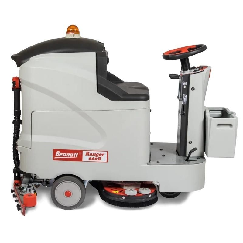 Аккумуляторная поломоечная машина с местом оператора Bennett Ranger R660b (с литиевым АКБ 150 а/ч) - фото 3