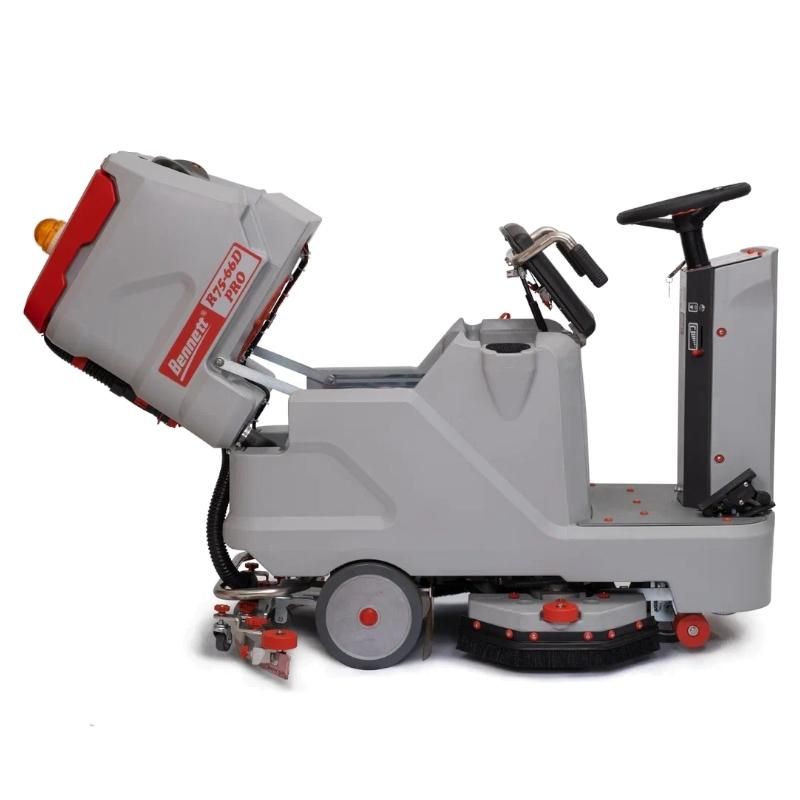 Аккумуляторная поломоечная машина с местом оператора Bennett Ranger R75-66d Pro (с литиевым АКБ 150 а/ч) - фото 4