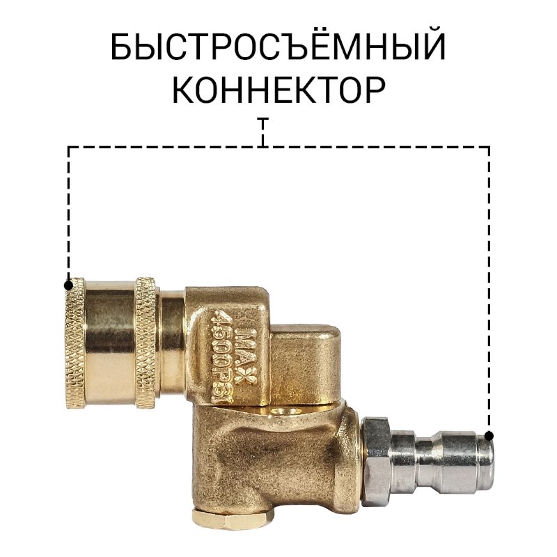 Адаптер для мойки высокого давления BORT Rotor Turbo Adapter - фото 3