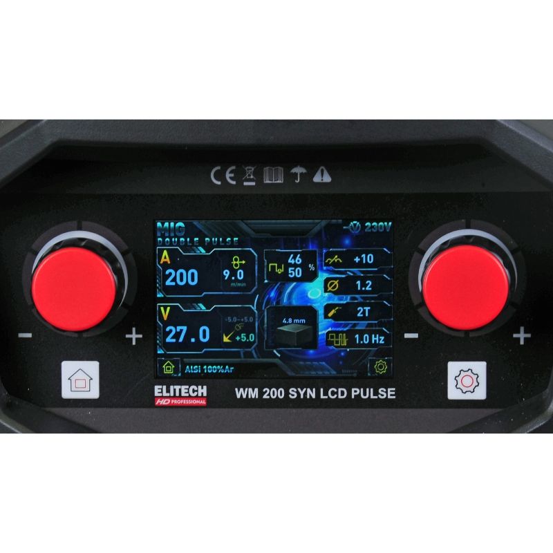Аппарат сварочный инверторный Elitech WM 200 SYN LCD Puls - фото 5