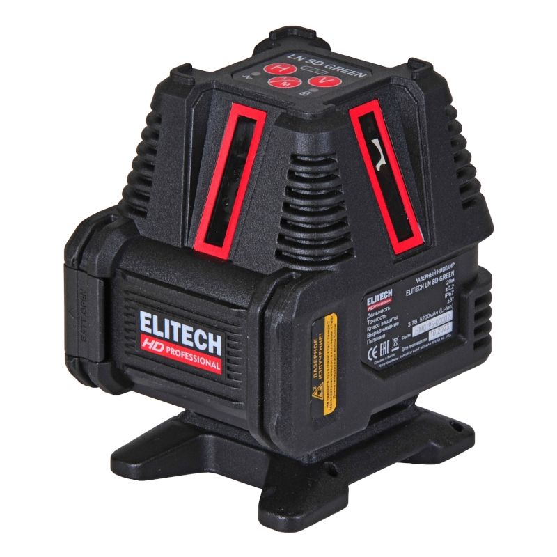 Нивелир лазерный Elitech LN 8D GREEN - фото 1