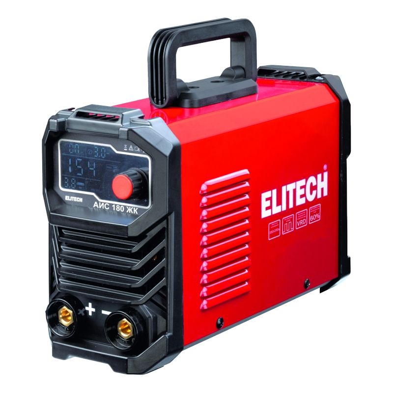 Аппарат сварочный инверторный Elitech АИС 180 ЖК - фото 1