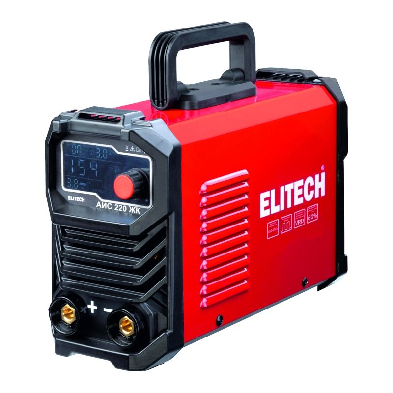 Аппарат сварочный инверторный Elitech АИС 220 ЖК - фото 1
