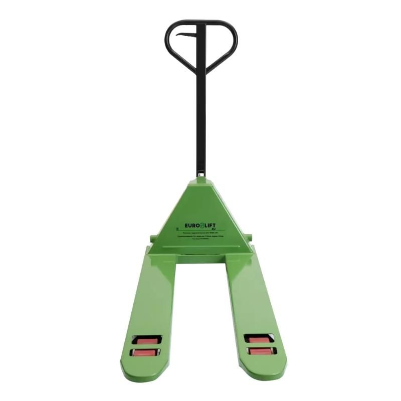 Тележка гидравлическая EURO-LIFT JD01 (г/п 2.0тн, L=1150мм, B=550мм) П/У колеса - фото 3