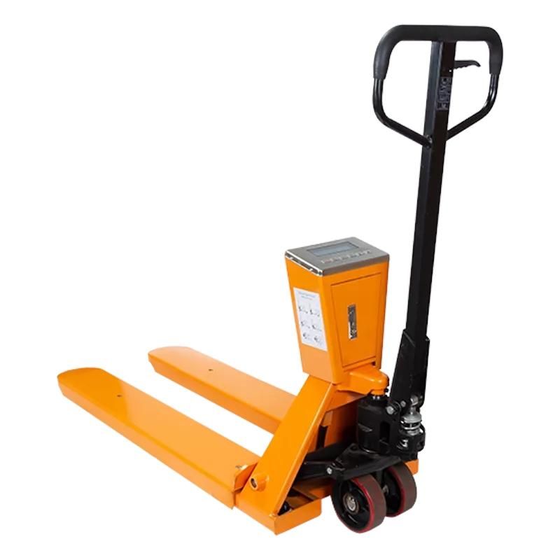 Тележка гидравлическая EURO-LIFT с электронными весами CBY-CW2.5T (г/п 2.5тн, L=1150мм, B=550мм) - фото 2
