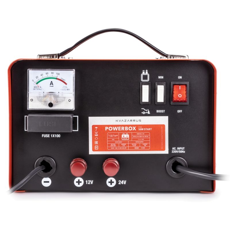 Пуско-зарядное устройство FoxWeld KVAZARRUS PowerBox 50M START - фото 6