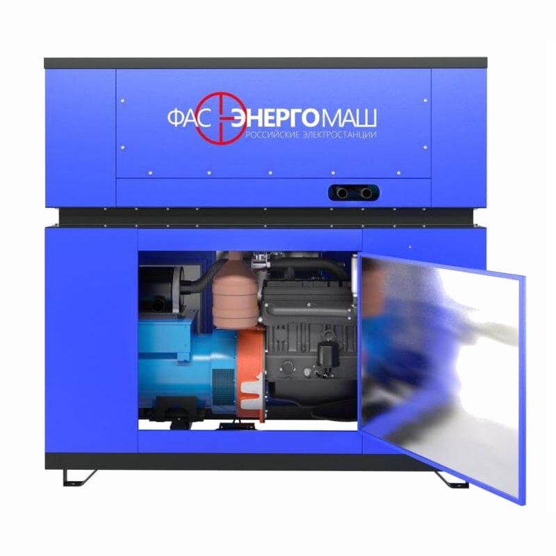 Когенерационная установка ФАС-50/70М (вид сзади)