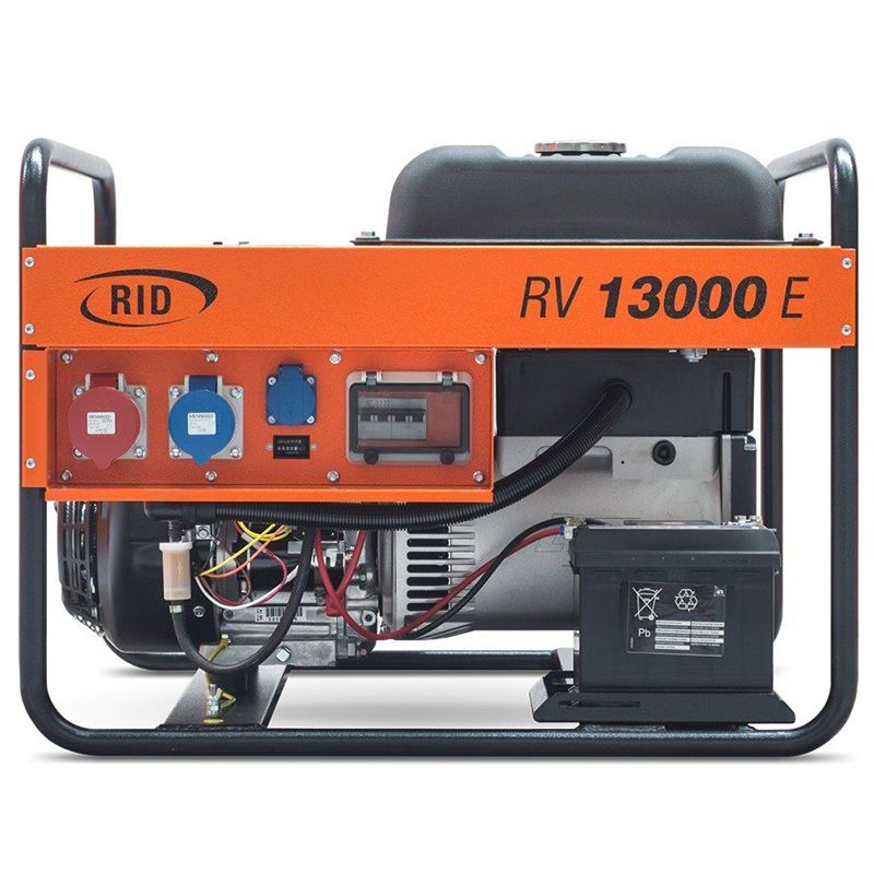 Генератор бензиновый RID RV 13000 E трехфазный