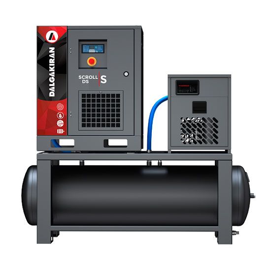 Компрессор DALGAKIRAN DS 2,2-10-250D с ресивером и осушителем