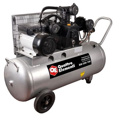 Компрессор поршневой масляный Quattro Elementi BW-500-100