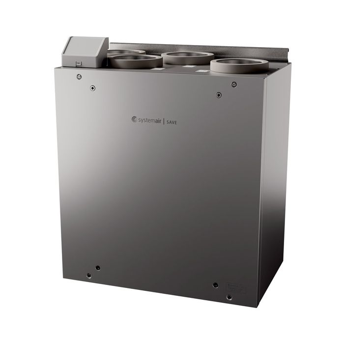 Бытовая приточновытяжная вентиляционная установка Systemair SAVE VTR 150/B R 500W