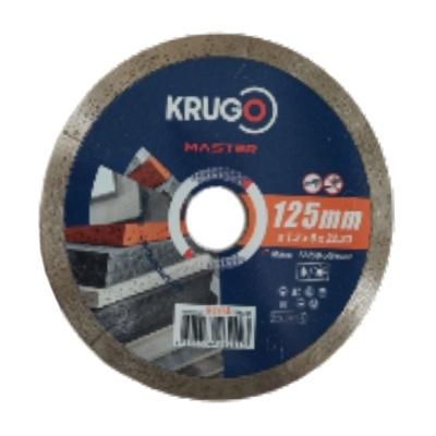 Диск алмазный сплошной ультратонкий KRUGO MASTER 125х1,2х22,2х8 мм 81041250243 - фото 1