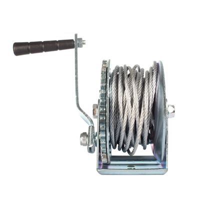 Лебедка ручная барабанная TOR FD 0,5 т, канат 10 м (вид спереди)