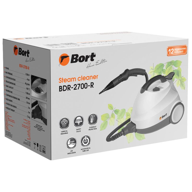 Пароочиститель BORT BDR-2700-R - фото 12