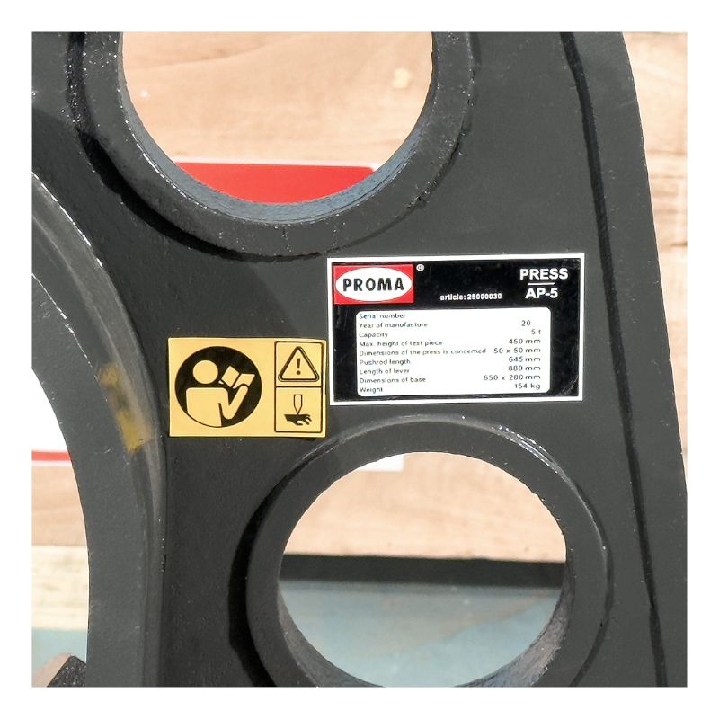 Пресс PROMA AP-5 - фото 5