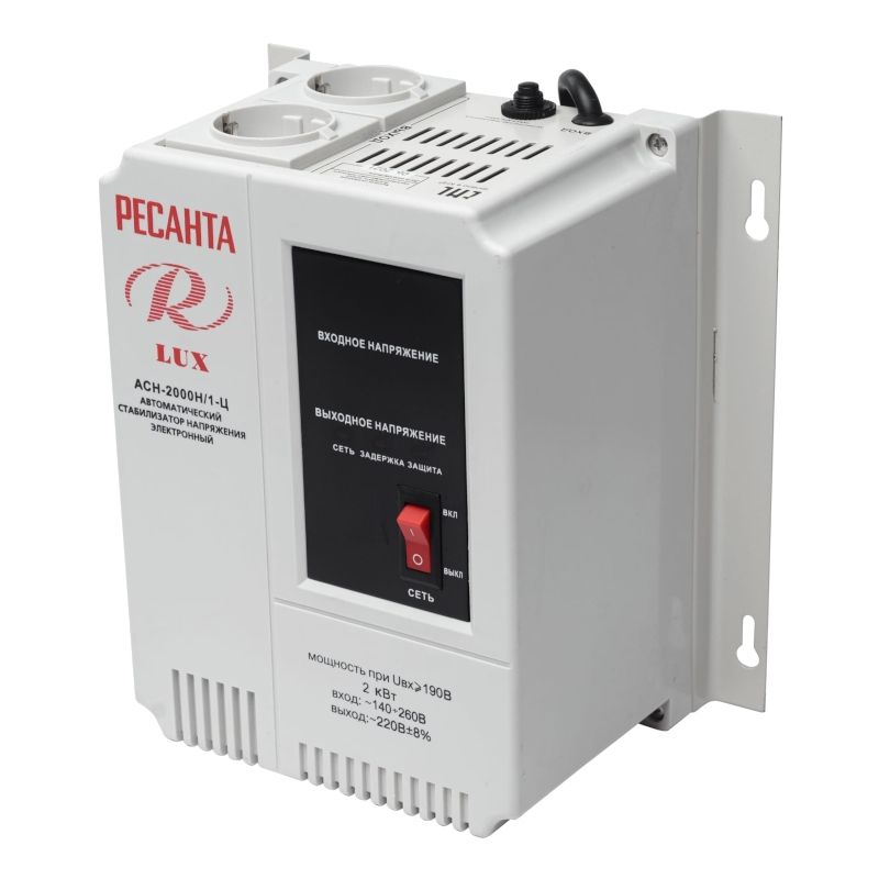 Релейный стабилизатор Ресанта АСН-2000 Н/1-Ц Lux
