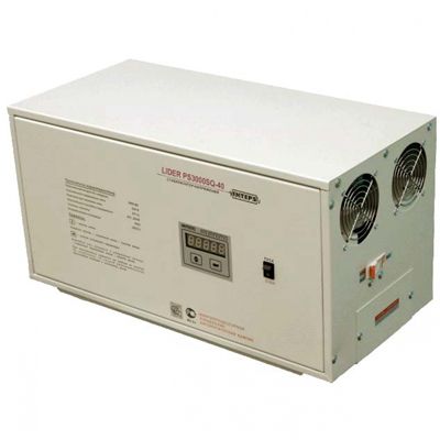 Тиристорный стабилизаторLIDER PS 3 000 SQ-40
