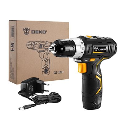 Аккумуляторная дрель DEKO GCD12DU3 комплектация