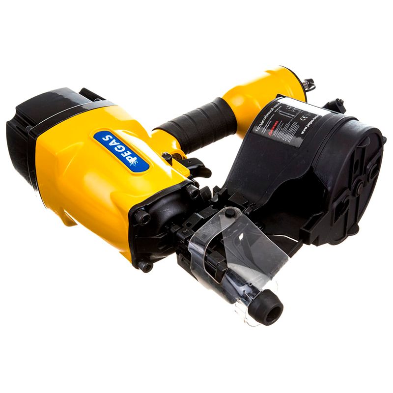 Гвоздезабивной пистолет Pegas pneumatic CN90 (гвозди на катушке) фото 2