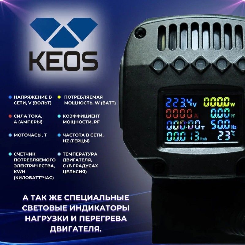 Комплект алмазного бурения KEOS KS-250SET дисплей