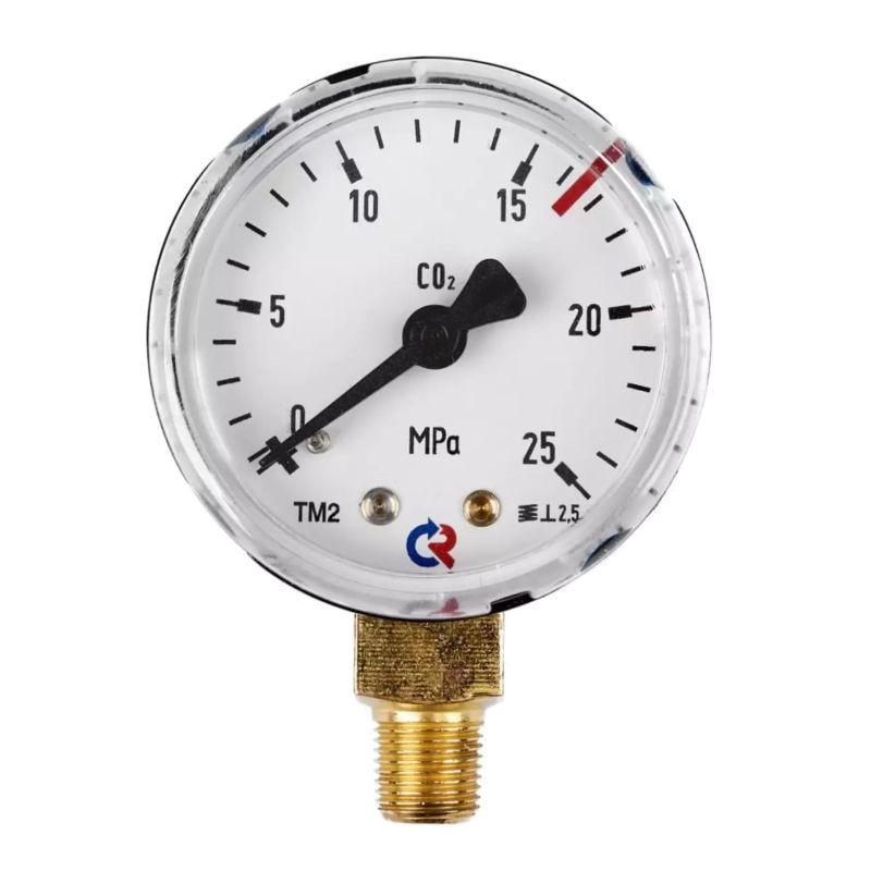 Манометр ПТК 25,0 МПа, 1/8 NPT, углекислый газ - фото 1