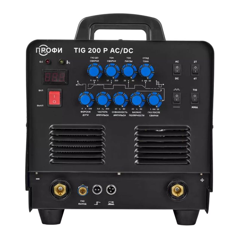 Сварочный аппарат ПТК ПРОФИ TIG 200 P AC/DC (НАКС) - фото 2