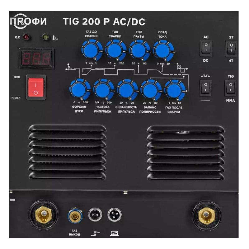 Сварочный аппарат ПТК ПРОФИ TIG 200 P AC/DC (НАКС) - фото 3