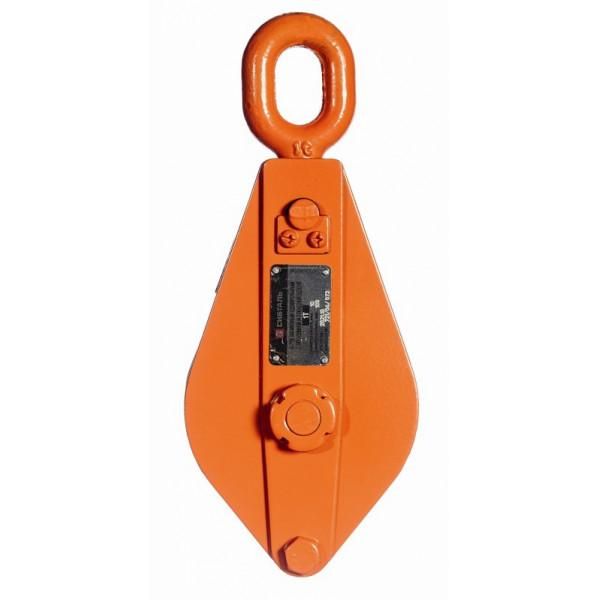 Блок шкивовый однорольный с проушиной и откидной щекой СибТаль 1Т - фото 1
